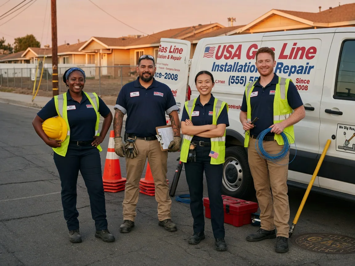 Gas Line Installation company in Strong, ME